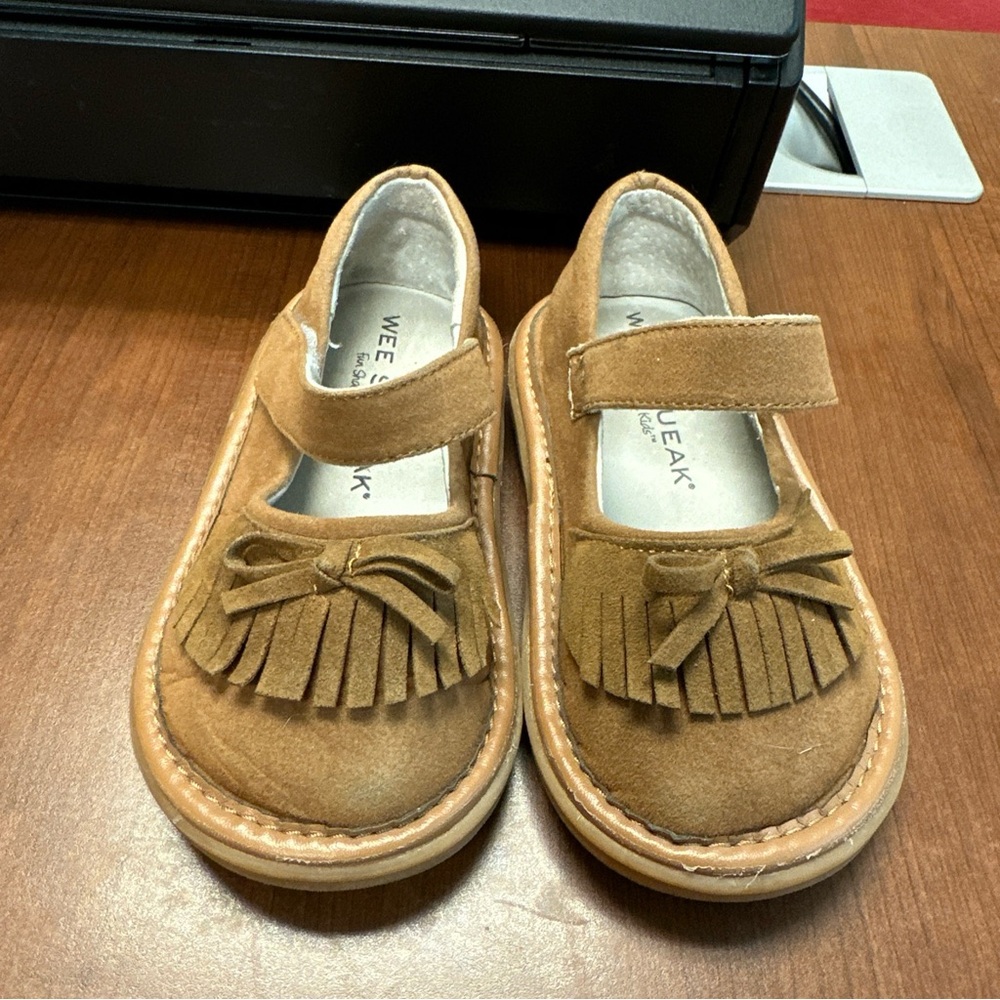 Wee Squeak Mary Jane moccasins - toddler 8